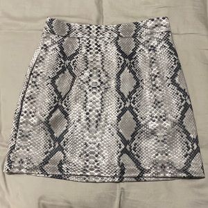 Snake skin skirt